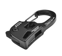 Gancho de cuerda de camping impermeable dispositivo de fijación automático de aluminio clip de estabilización simple para estabilizar carpa sin ajuste manual