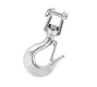 Gancho de elevación de acero inoxidable con rotación de 360 grados - Accesorios de montaje robustos para maquinaria forestal - Límite de carga 650 kg/1000 kg - Ideal para