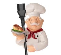 Gancho de enchufe de alimentación, portavasos de enchufe, Hanchos de pared adhesivos soportes de cable Clip de cable, Solución de gestión del de la cebada de dibujos animados para cocina, jardín