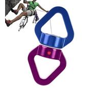 Gancho de escalada mosquetón, 30 kN, fuerte mosquetón con articulación giratoria y cierre - para mochila de deportes de montaña al aire libre camping cuerda de rescate entrenamiento paracord columpio