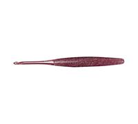 Gancho de ganchillo de aluminio con mango de resina cómodo agarre ergonómico aguja de ganchillo para tejer suéter bufandas agarre cómodo