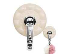 Gancho de, gancho de de pared - Gancho ondulado - Gancho de pared portátil, gancho para ducha con fuerte succión, versátil para decorar puertas de