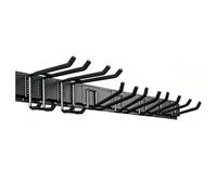 Gancho de garaje - Organizador de almacenamiento de metal montado en la pared, de almacenamiento de utilidad para ahorrar espacio, solución organizadora, soporte de herramientas, gancho de