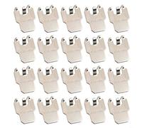 Gancho de garra resistente para colgar cuadros, kit para colgar cuadros para paneles de yeso sin dañar la pared, soporta perchas de 40 libras para exhibición de marco de póster (20 piezas)