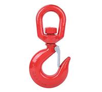Gancho de Grúa de 5t, Gancho de Ojo de Acero de Aleación con Gancho de Elevación de Pestillo para Camiones de Remolque de Equipos de Construcción de Barcos Industriales