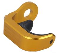 Gancho de horquilla delantera con hebilla E de aleación de aluminio CNC para bicicleta plegable Brompton, pieza de repuesto anodizada 6061-T6 para marcos sin guardabarros, accesorio ligero para