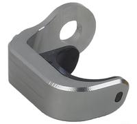 Gancho de horquilla delantera con hebilla E de aleación de aluminio CNC para bicicleta plegable Brompton, pieza de repuesto anodizada 6061-T6 para marcos sin guardabarros, accesorio ligero para