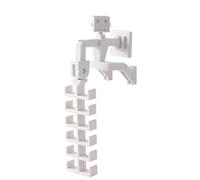 Gancho De La Llave, Gancho De Pared Robot, Percha De Mochila Pegajosa, No Dañado Extraíble, Respaldo Adhesivo Fuerte, /negro, Para El Armario De Puertas Collar De Entrada De Collar Bolsa De La E
