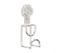 Gancho de lavabo con succión, soporte giratorio ajustable para lavabo | Organizador de pared de baño, ABS resistente y gancho de acero inoxidable para toallas y artículos de tocador