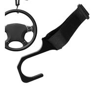 Gancho de liberación rápida para volante, soporte ajustable para volante, aleación de aluminio, soporte multiusos para espacio de conducción