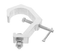 Gancho de Luz de Escenario de Aleación de Aluminio, Resistente | Abrazadera en C, Rodamiento hasta 100kg, Plata, para Clubes y Salas de Espectáculo