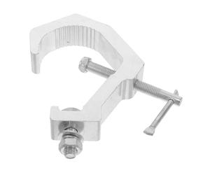Gancho de Luz de Escenario de Aleación de Aluminio, Resistente | Abrazadera en C, Rodamiento hasta 100kg, Plata, para Clubes y Salas de Espectáculo