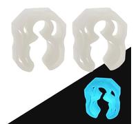 Gancho de manguera de manómetro con hebilla de clip de tubo de buceo de liberación rápida para manguera de 10 16 mm, plástico PP fuerte, ideal para gestión de equipos de buceo (azul luminoso)