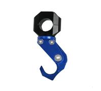 Gancho de Manillar Antideslizante Gancho Universal para Bolsa De Equipaje De Motocicleta, con Agarre De Gancho, 22 Mm-30 Mm, Soporte para Casco, Manillar, Travesaño, Parachoques, Piezas PCX.(Blue)