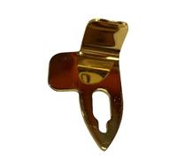 Gancho de metal para reposamuñecas para saxofón tenor alto soprano, dorado, 5,7 x 2 cm