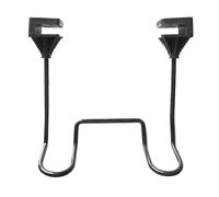 Gancho de metal para retenedor de chaquetas - Organizador de reposacabezas Clip sobre soporte para bolsas de asiento Totes, paraguas, accesorios interiores, viajes por carretera, SUV Económico Efic