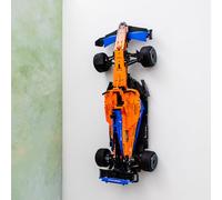 Gancho de montaje en pared para modelo de construcción de kit Lego 42141 Technic McLaren Formula 1 2022 Réplica de coche de carreras - Set de deporte motor F1