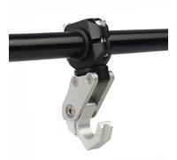 Gancho de motocicleta de aleación de aluminio para equipaje mejora tu experiencia de conducción con esta práctica solución de almacenamiento (plateado)