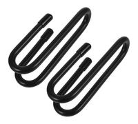 Gancho de Pared 1 Juego para Tabla de Surf Placa Deslizante | Aleación de Aluminio Negro, Uso en Hogar y Tienda, Fácil de Limpiar, Soporte Resistente