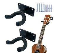 Gancho de pared genérico Guitarras - Soporte de violín | Acero Esponja Ajustable Antideslizante, 2 Piezas Almacenamiento De Accesorios Instrumentos Musicales | Su brazo está forrado con espuma suave