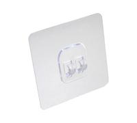 Gancho de Pared Invisible, diseño sin Costuras, Adhesivo Fuerte, Percha de Pared Impermeable - Suitable para Cocina, baño y Dormitorio,7cm Single