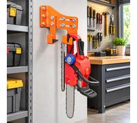 Gancho de Pared Motosierra, para STIHL MSE210 | Soporte mural con zonas ajustables, puntos acolchados y acabado protegido para ordenar la motosierra en el área de trabajo.