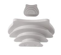 Gancho de pared para nariz de animal, ganchos para nariz de animal con 3 ranuras, ganchos estables para dormitorio, decoración de pared del hogar para oficinas, dormitorios, salas de estar