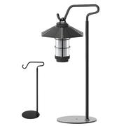 Gancho de pastor - Poste de linterna de 10,8 cm, carillón eólico colgante resistente, poste de soporte de lámpara exterior estable de aluminio | Soporte de linterna ligero, plegable y ajustable