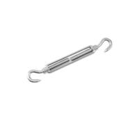 Gancho de perno M4 M5 acero inoxidable 304, ganchos aparejo cadena ajustables y tensor ojo, dispositivo tensión cuerda alambre, 10 Uds Para Vallas De Jardín y Soporte(M5)