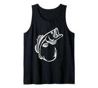 Gancho de Pescado Arte Minimalista Cool Fishing Lover Art Lover Camiseta sin Mangas