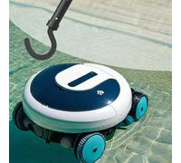 Gancho de piscina ABS para varillas telescópicas de hasta 1 pulgada de diámetro exterior - 8 pulgadas negro robot limpiador accesorio de piscina, incluye 2 ganchos para una limpieza mejorada Rea