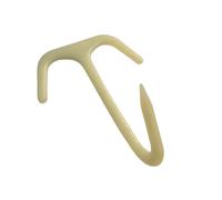 Gancho de Plástico para Colgar Carne - Gancho Carnicero 135x8 mm, Capacidad 40 kg