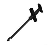 Gancho de prueba aislado sin cables, 1 unidad, compatible con enchufe banana de 4 mm, prueba de circuito no destructivo, clasificación CAT III 1000V/10A, para técnicos eléctricos y diagnósticos