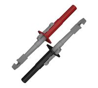 Gancho de prueba multifunción con inserto de 4 mm, gancho de prueba no destructivo, seguro y estable para diagnósticos precisos de circuito, protección de integridad del cable