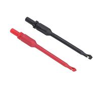 Gancho de prueba para multímetro J.30036A, sonda perforadora con enchufe de 4 mm, fabricada en latón y PA, proceso CNC de alta precisión, aguja de prueba flexible y duradera para