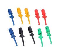 Gancho de prueba resistente de 10 piezas con accesorios de diseños portátiles para pruebas de placas de circuito e investigación de laboratorio Herramienta de investigación de laboratorio de uso