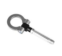 Gancho de Remolque Anillo, Barras De Remolque De Gancho De Remolque De Carreras Uso Apto para Volkswagen/FIT 2003(Gray)