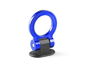 Gancho de remolque, Anillo de simulación carreras for remolque trasero y delantero coche, gancho for decoración(Blue)