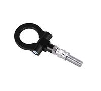 Gancho de Remolque Anillo, Kit De Anillo Gancho Remolque Aluminio Universal Gancho Colorido Uso Apto para La Mayoría De BYD RS-TH008-10(Black)