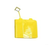 Gancho de remolque cubierta delantera 6RD807241B para Polo para 6r 2014-2019 Plata ABS plástico parachoques inserto de ayuda de montaje (amarillo)