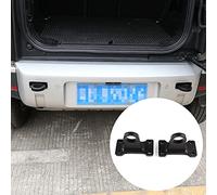Gancho de remolque de aleación de aluminio resistente para LR Defender 90 110 2020-2022 Kit para accesorios de remolque (2 unidades, negro)