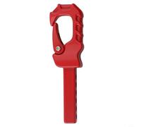 Gancho de remolque de remolque de vehículo RC en aleación de aluminio para rastreadores a escala 1/10 1/8, incluyendo para TRX4 para SCX10 para construcciones compatibles con KM (rojo)