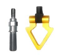 Gancho de remolque, de tracción para parachoques de coche, estilo , accesorio de conexión de modificación multifuncional, gancho de remolque de metal delantero y trasero para japonés o