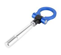 Gancho de Remolque para automóvil, Fydun Gancho de Remolque de Aluminio CNC para Tornillo de Estilo JDM en la Pista Anillo de Remolque de Carreras para automóvil Anillo de Remolque (Azul)