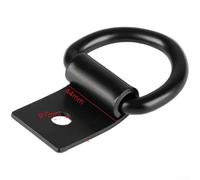 Gancho de remolque para camión, anillo de amarre, anclaje de carga, hardware de fijación de carga, anillo en D con revestimiento electroforético negro para una mayor resistencia a la corrosión