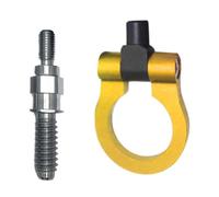 Gancho de remolque para coche, tornillo de parachoques delantero de coche, gancho de remolque, accesorio de conexión de modificación multifuncional, decoración exterior para automóvil sedán