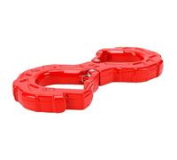 Gancho de Remolque S de 3/8 Pulgadas, Grillete de Cabrestante de Conexión Rápida Resistente para Camiones, SUV, Vehículos Todo Terreno, Acero Rojo, Resistencia a la Rotura de 30864lb