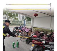 Gancho de rescate aislado, barra de remolque para vehículos/mercancías, herramientas de seguridad y defensa para evitar incendios/accidentes eléctricos, poste para parques/plazas (2 piezas, 85 cm)