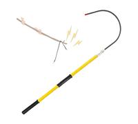 Gancho De Rescate Aislado Desmontable, Gancho De Rescate For Seguridad Eléctrica, Poste De Emergencia Contra Incendios, For Rescate Por Descarga Eléctrica(Yellow,300cm)
