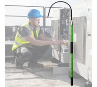 Gancho de rescate aislado, gancho de rescate contra descargas eléctricas con manortátil y ligera de alto voltaje para 10 kV, 35 kV y 110 kV, vehículos eléctricos y equipos eléctricos (Verde)